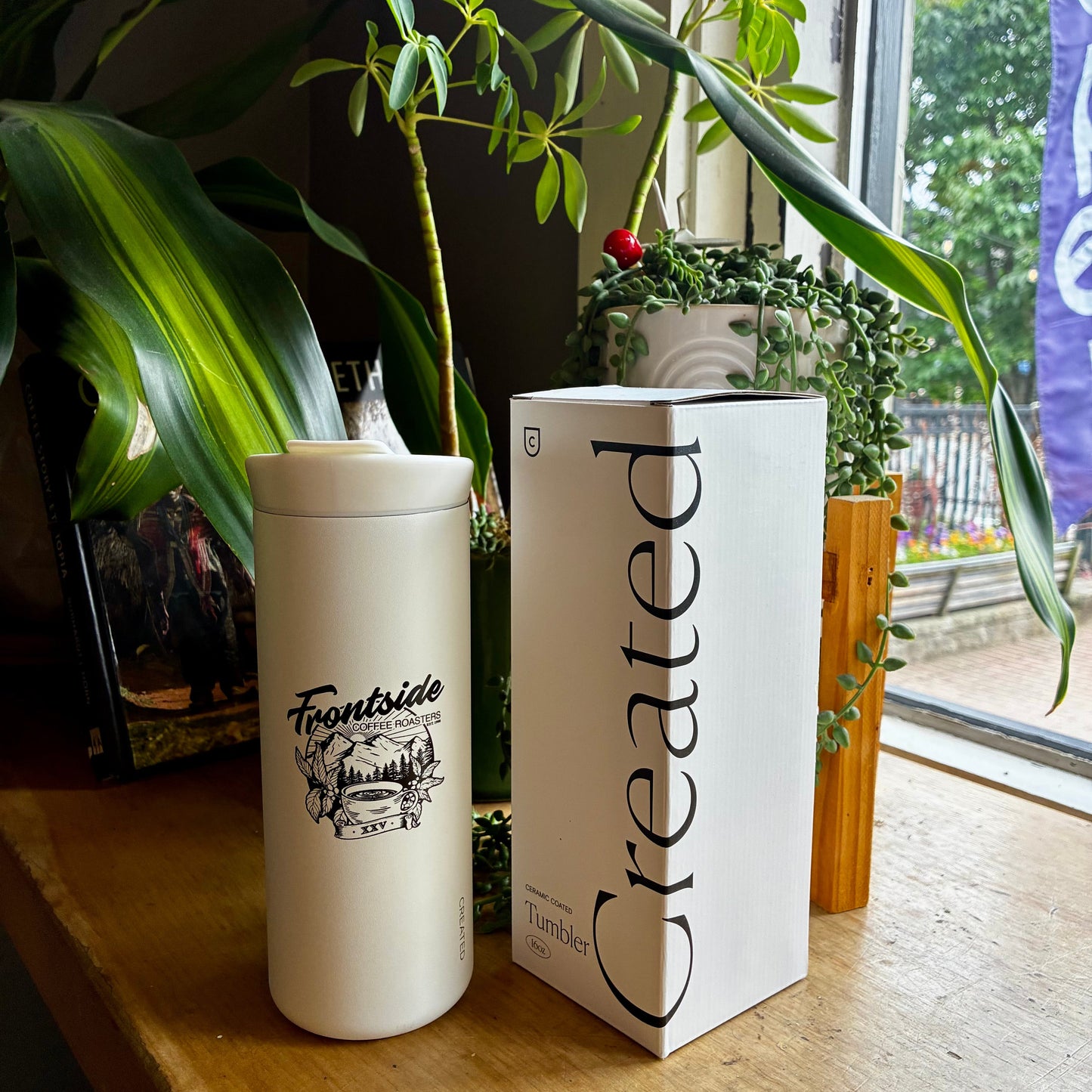 Frontside XXV Tumbler-  White (16oz)
